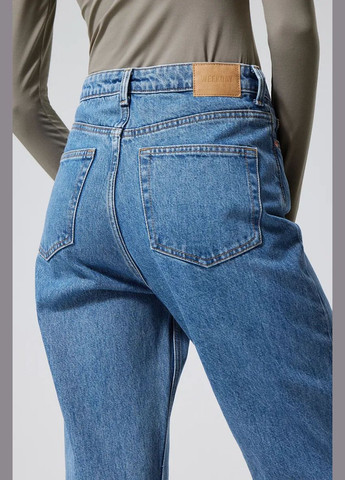 Прямі джинси з високою талією Weekday - (313236602)