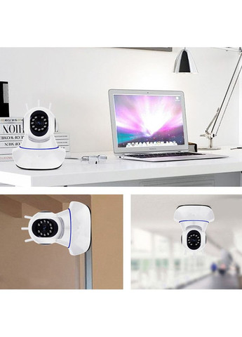 Поворотная камера видеонаблюдения IP Camera Onvif P2P HD Wi-Fi / Беспроводная видеоняня B&G (370779824)