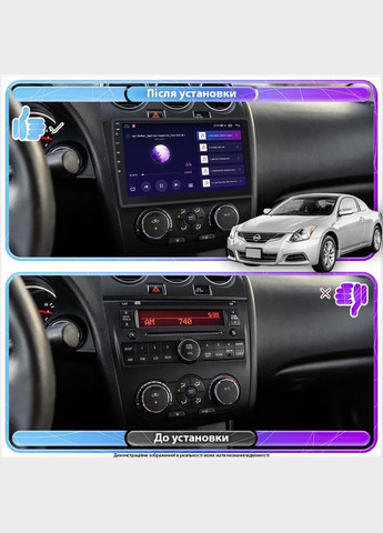 Магнітола для Nissan Altima IV (L32) Manual AC 2006-2009 IPS 9" 2/32Gb CarPlay 4G Wi-Fi GPS Prime 4 шт. Lesko (336194671)