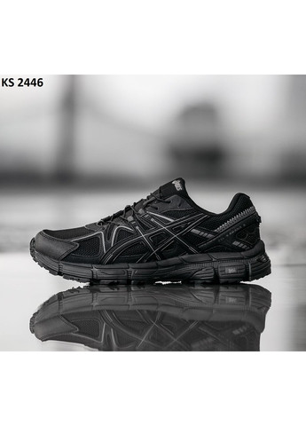 Черные демисезонные кроссовки мужские asics gel-kahana 8 black асикс гель кахано No Brand