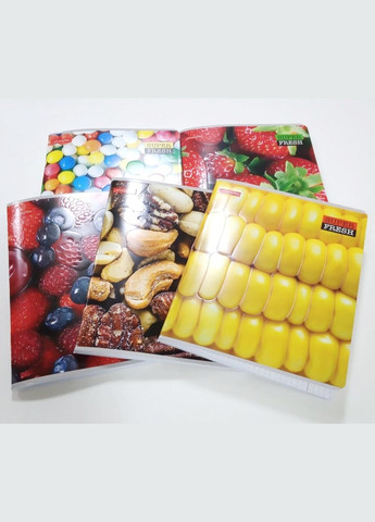 Тетрадь 96 л. клеточка "Family Line" фактурная / Фруктовая Тетрада (342416483)