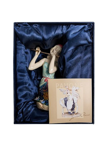 Статуэтка фарфоровая Девушка Волшебная флейта 15 см 1106189 Pavone (346152809)