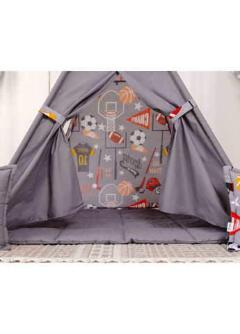 Вигвам серый для мальчика Чемпион с матрасиком XRMASTER No Brand (358067931)