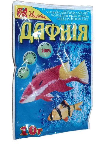 Корм Дафния сухой универсальный натуральный для всех видов аквариумных рыб, 10 г No Brand (333972037)