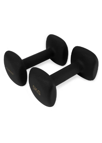 Гантели виниловые Square 2 x 5 кг Black Cornix XR-0410 (375855259)