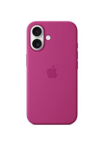 Чохол Silicone case (AAA) з Magsafe та анімацією для Apple iPhone 16 (6.1") Фуксія Epik (372499566)