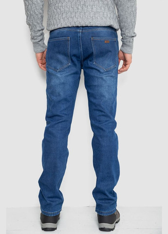 Синие демисезонные джинсы мужские на флисе 254R2401 Ager