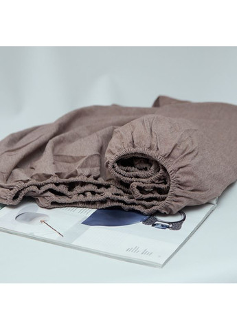 Простирадло на резинці Варена Бавовна 90х200х25 см (MS-850006404) Moon&Star Mocha Dreame (394447844)