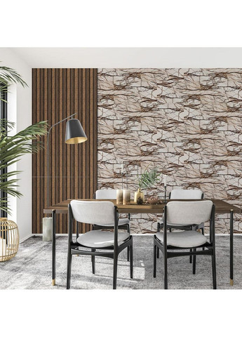 Самоклеюча вінілова плитка 600х300х1,5мм, ціна за 1 шт. (СВП-108) Глянець love-shopping Sticker Wall (358524781)