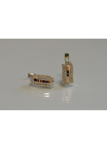 Серебряные серьги с золотыми накладками Silver Style (366814066)