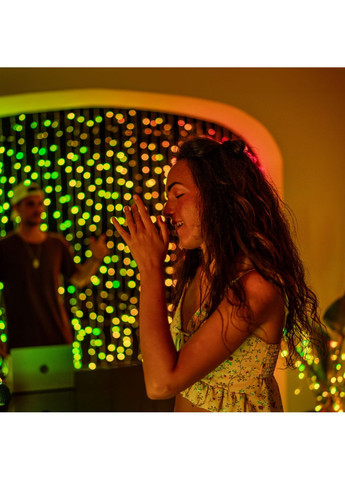 Гірлянда Smart LED Dots Lights RGB 60 IP20 3м кабель прозорий без БР Twinkly (360396343)