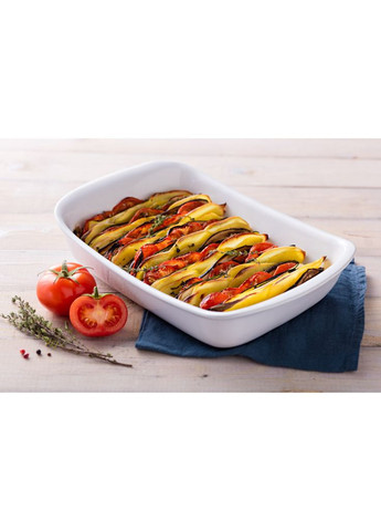 Форма для выпекания Supreme white прямоугольная 22 х 15 см (m473067) Pyrex Supreme white прямокутна 22 х 15 см (366568821)