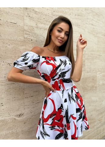 Комбинированное повседневный платья 14742 мультиколор ISSA PLUS