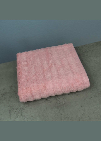 GM Textile рушник махровий для обличчя та рук 40x70см преміум якості зеро твіст 550г/м2 (рожевий) рожевий виробництво -
