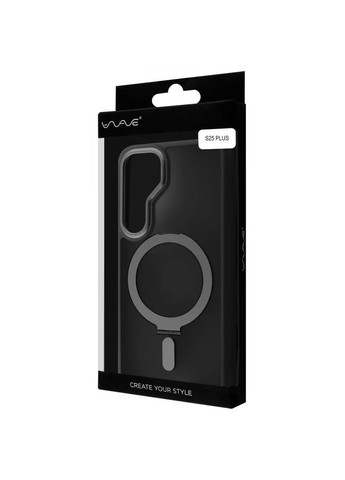 Чехол Attraction with Magnetic Ring для Samsung Galaxy S25 Plus (black) Wave (360428216)