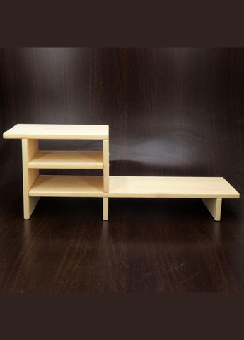 Підставка для монітора з дерева Томора бланже (ПДМ-003101) No Brand (328415196)