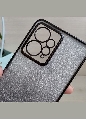 Чехол на xiaomi redmi Note 12 4g силиконовая женская накладка блестящая градиент No Brand (300676473)