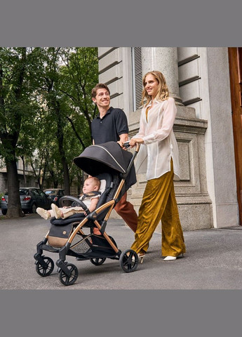 Коляска детская прогулочная Goody Primo, черно-бронзовая Chicco (306557578)
