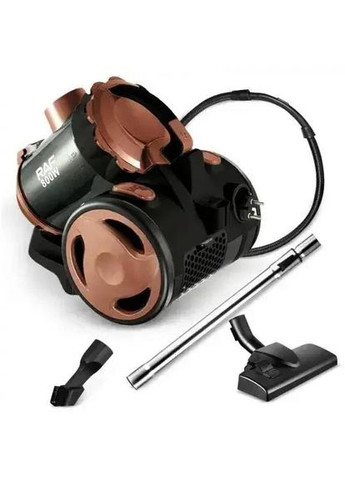 Пылесос контейнерный вакуумный RAF R.8711G для уборки дома 800 Вт Черно-коричневый Rainberg (297331595)