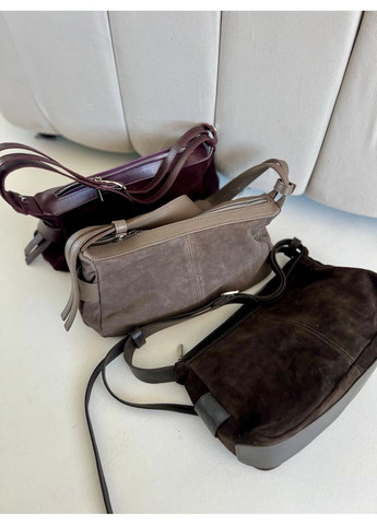 Сумка крос-боді жіноча шкіряна середня темно-бежева 1820 207-4222 ARTiS Bags Сумка (362264201)