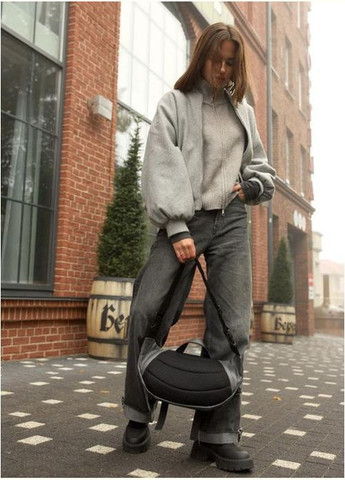 Сумка на пояс женская из экокожи через плечо для телефона Графитовый 34954 Sambag (334673961)