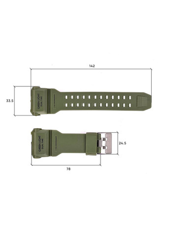 Ремешок для часов Skmei 1968AG Army Green Modfit (342101877)