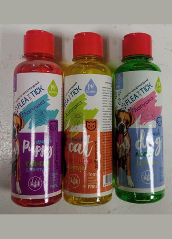 Фітошампунь для кошеняти 240 мл, "м'яву-м'яу". Інсекто-акарицидний шампунь для котів. No Brand (328600452)