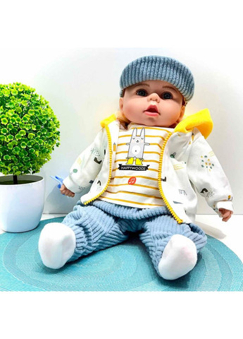 Кукла-пупс мягконабивная с соской и звуковыми эффектами рус 44см Вид 1 (M 5924 и RU) No Brand (365252499)