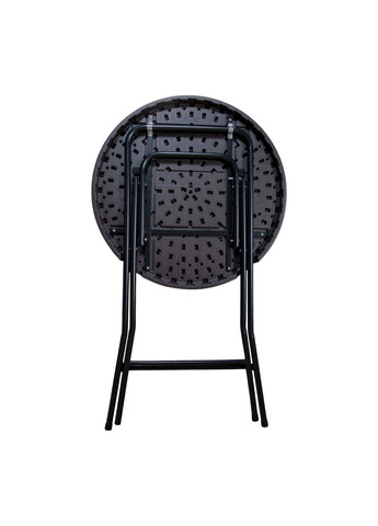 Стол складной круглый, ТО-1848, графит, 0.8 м Time Eco (362584615)