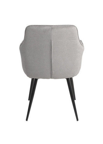 Cтілець DAVID чорний каркас/сірий тк. Intarsio (365461403)