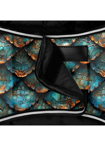 Курточка-накидка для собак Clothes, рисунок "Луска", M, А 37 см, B 52-62 см, С 36-47 см WAUDOG (363200131)