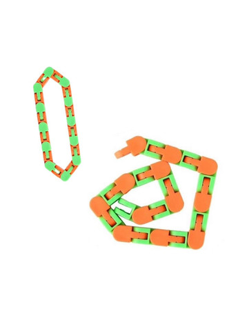 Іграшка фіджет "Сенсорний ланцюжок" (1 шт), Fidgets Wacky Tracks Сенсорна змійка No Brand (342374287)