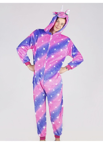 Пижама кигуруми мужская Магический единорог на молнии M (155-165 см) Jamboo (369669137)