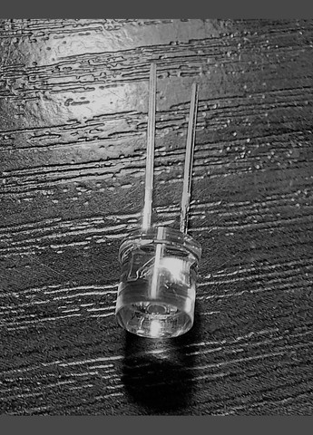 Светодиод белый теплый 5мм (плоская шляпка 120 градусов) 3В Sunlight (301085377)