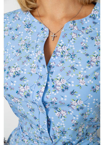 Блакитна сукня софт з принтом Sport Line