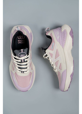 Кроссовки женские WUW5993W-PINK/BEIGE розовые 346685 Where Uwear розовые (368147764)