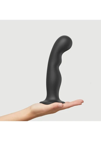 Насадка для страпона силиконовая черного цвета Strap On Me Dildo Plug P&G размер XXL Strap-On-Me (382540763)