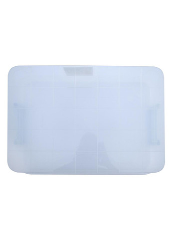 Пластиковий харчовий контейнер із засувками 13 літрів плоский А-36 (Diomedea) 48*32*12 см (для аркушів А4) Альбатрос (341252114)