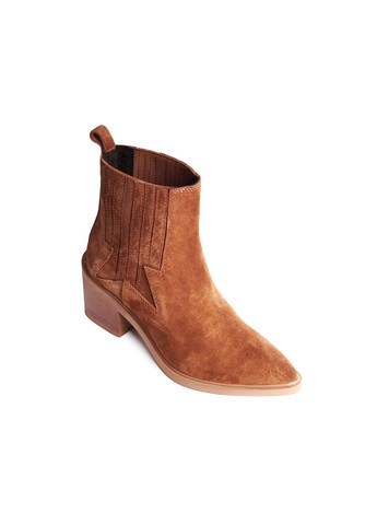 Світло-коричневі демісезонна замшеві ботильйони 4419 Alpino