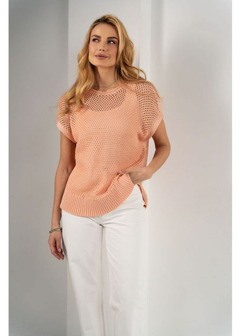 Топ-жилет 2755 Персиковый Triko Bakh (368651188)