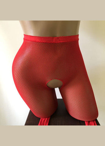 Жіночі колготки в сіточку One Size червоний (1-204) No Brand (311222859)