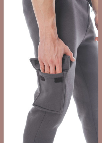 Темно-серые повседневный, кэжуал демисезонные карго брюки Intruder