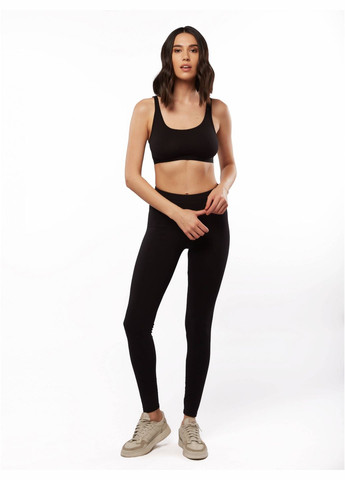 Черные демисезонные леггинсы женские Uniconf