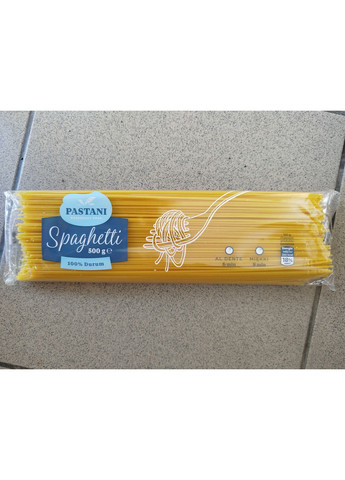 Pastani Spagetti Durum 500г спагетти пшеничные твердых сортов Biedronka (361149071)