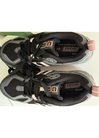 Черные демисезонные кроссовки женские и мужские new balance 1906r black grey reflective | нью баланс 1906 черные No Brand