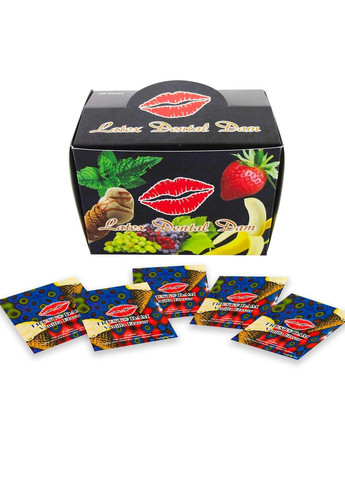 Набор латексных салфеток Latex Dental Dams Vanilla 100 шт One (325478838)