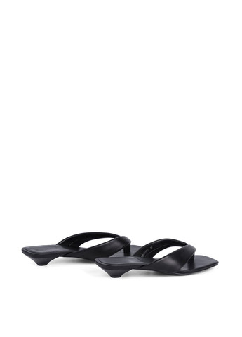 Жіночі Сабо 5295-05-M3501 Чорний Шкіра MIRATON (330179917)