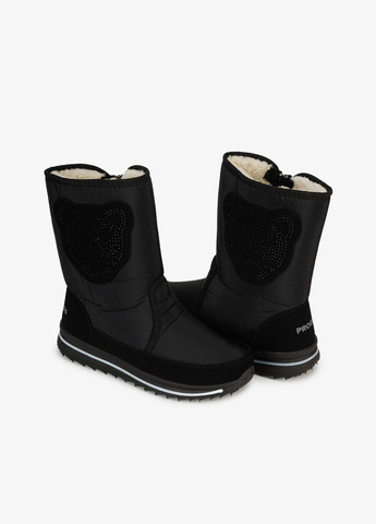 Осенние сапоги дутики женские 3106 черный shop (2000990859587) Progress