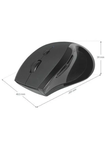 Мишка Accura MM-295, бездротова,6 кн. до 1600 dpi, чорна Defender (396690113)