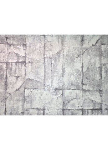Шпалери вінілові 10.05 × 1.06 м 1576-03, сірі з імітацією бетону для вітальні, кухні, коридору, офісу, передпокою Слов'янські шпалери (340275396)
